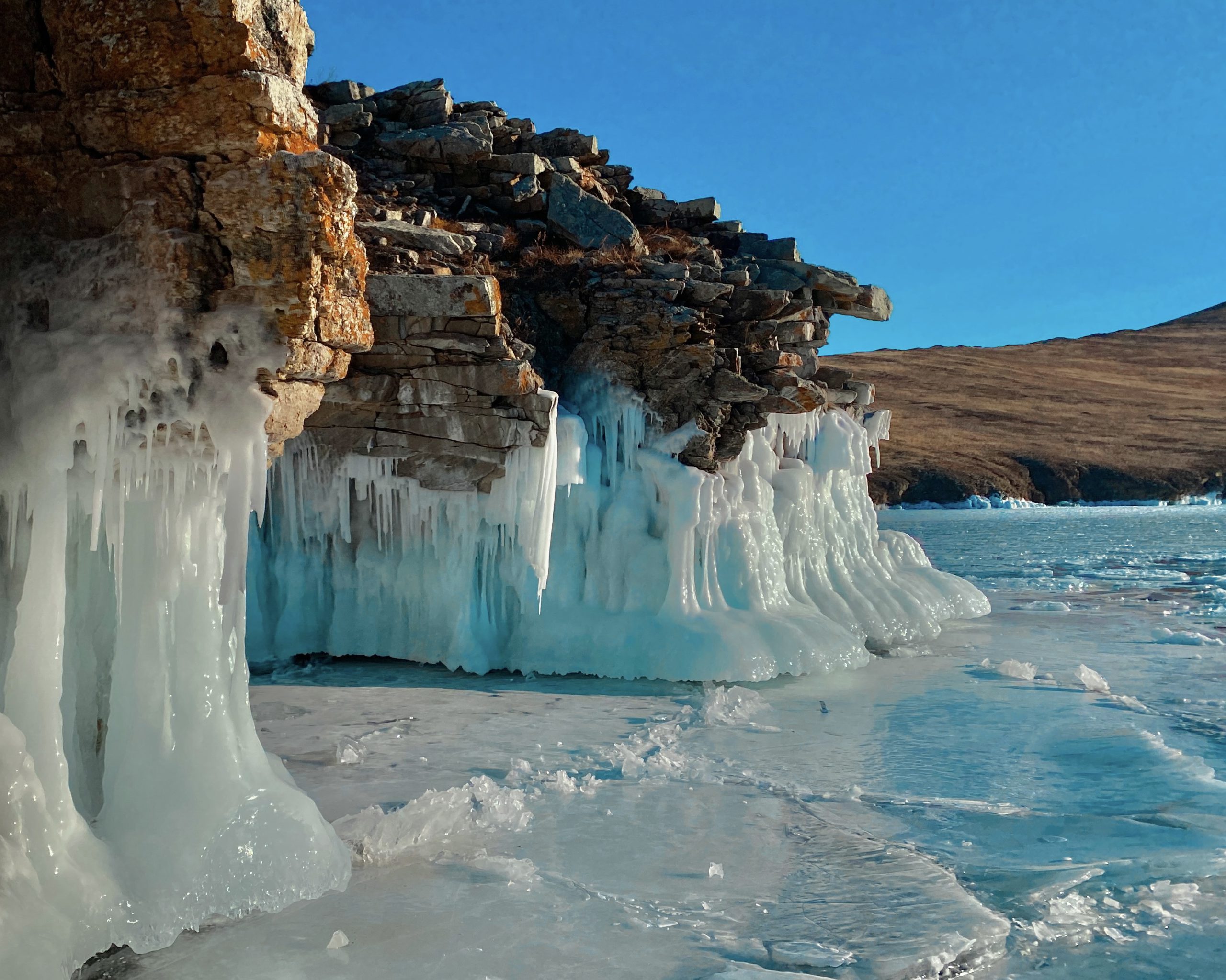 лед байкал фото зима